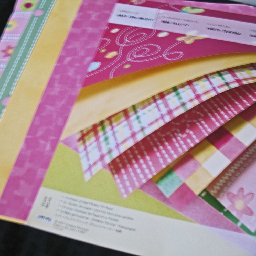 Creative Memories Album Kit Perfect Fit Once Upon A Baby Girl Bright Lot